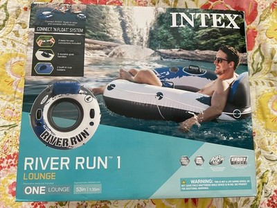 New in Box Intex River Run I Sport Lounge 53 inch Inflatable Water Float