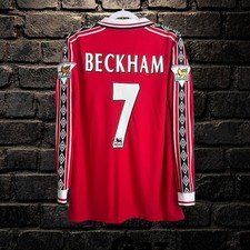 Manchester United 1998/1999 Retro Home Jersey - Beckham 7