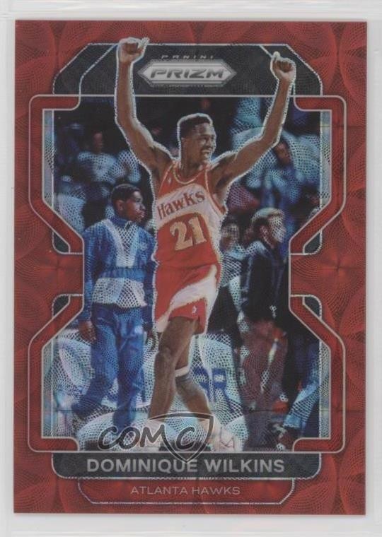 2021-22 Panini Prizm Choice Red Prizm 15/88 Dominique Wilkins #252 HOF rf2