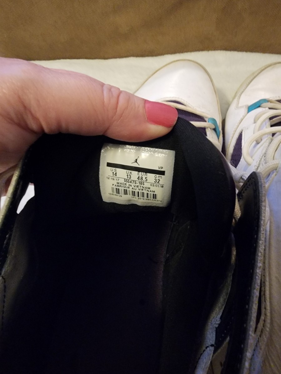 Size 14 - Jordan Flight Club 91 White Blue Lagoon View 5