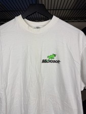 Vintage 90’s Microsoft mail gecko Tech Software Graphic T-shirt Mens XLarge