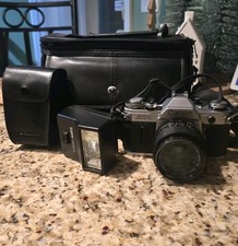   Canon AE-1 Vintage 35mm SLR Film Camera  28mm Prime Lens FILM  