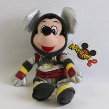 Vintage Disney Mickey Mouse Astronaut Space Suit Bean Bag Plush Toy W/ Tag