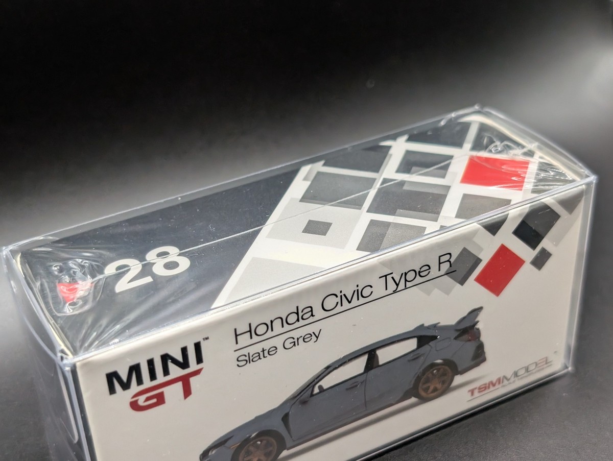 SEALED 1:64 MINI GT Honda Civic Type R FK8 Slate Grey #28 | eBay