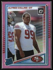 2025 Donruss #355 Alfred Collins Optic Rated Rookies Preview Pink