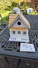 HB Home Bazaar Farmhouse Colonial Bird House Purple Two Stor y