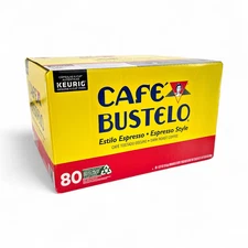 Café Bustelo Coffee Espresso Style K-Cups, Dark Roast - 80 Count