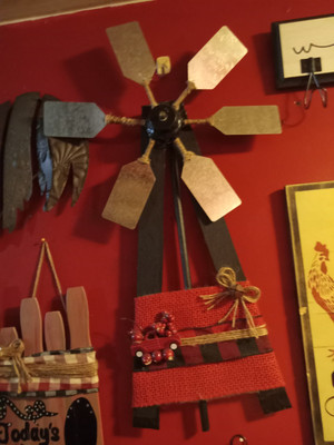 DIY Windmill Wall Art 15'' X 23 1/2''