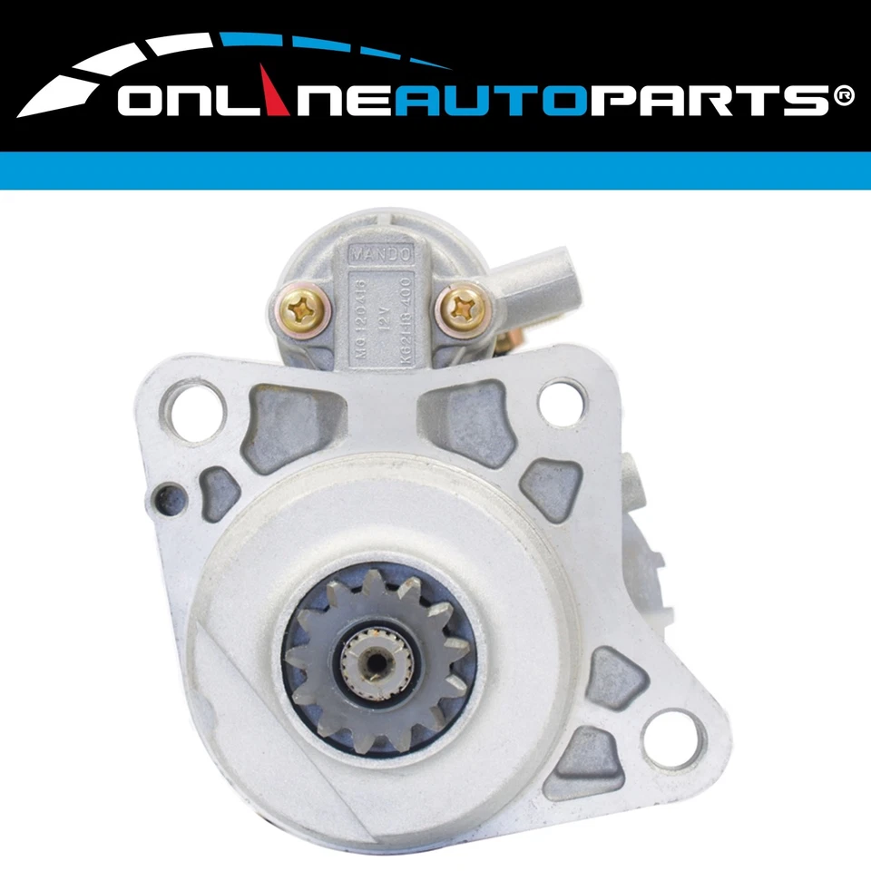 New Starter Motor for Kia Ceres 4cyl 2.2L S2 1992~1997 Diesel Traytop - Image 2 of 3