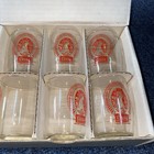 Vintage Coors Beer Advertising Barrel Shaped 3" Tasting / Flight Glass Set Of 6 — photo 4