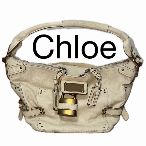 Chloe Off-White Paddington Handbag Women's Pre-owned From Japan