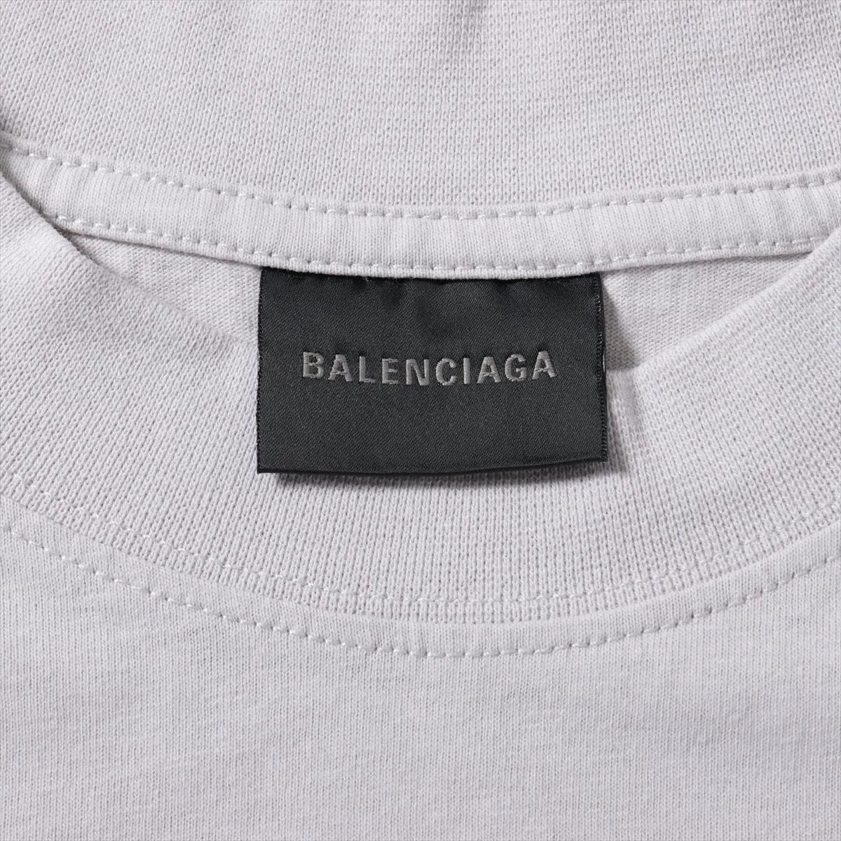 Balenciaga x WFP 25 years Cotton & Polyurethane T-shirt XS Men's Gray  764235 thumbnail 6