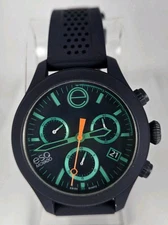 ESQ MOVADO SWISS MEN'S 43mm  CHRONOGRAPH STAINLESS STEEL WATER RESISTANT 100M 
