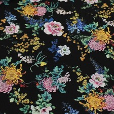 Blumen Pfingstrosen Stoff Rosen Kinderstoff Baumwollstoff Meterware BB038