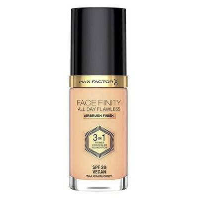 Cremige Make-up Grundierung Max Factor Facefinity Nº 44-warm ivory Spf 20 30