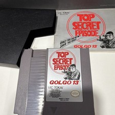 Golgo 13: Top Secret Episode (NES) Manual Included - Vic Tokai Action NTSC-U/C