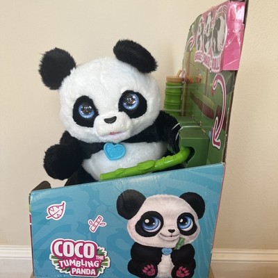 NIB HASBRO FUR REAL FRIENDS COCO TUMBLING PANDA INTERACTIVE PLUSH TOY