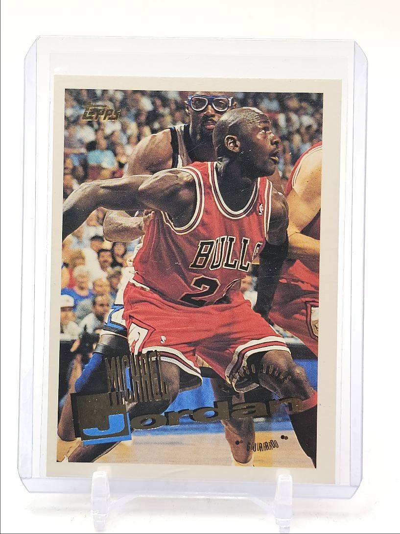 MICHAEL JORDAN 1995-96 TOPPS BASKETBALL CHICAGO BULLS #277 A Q5451