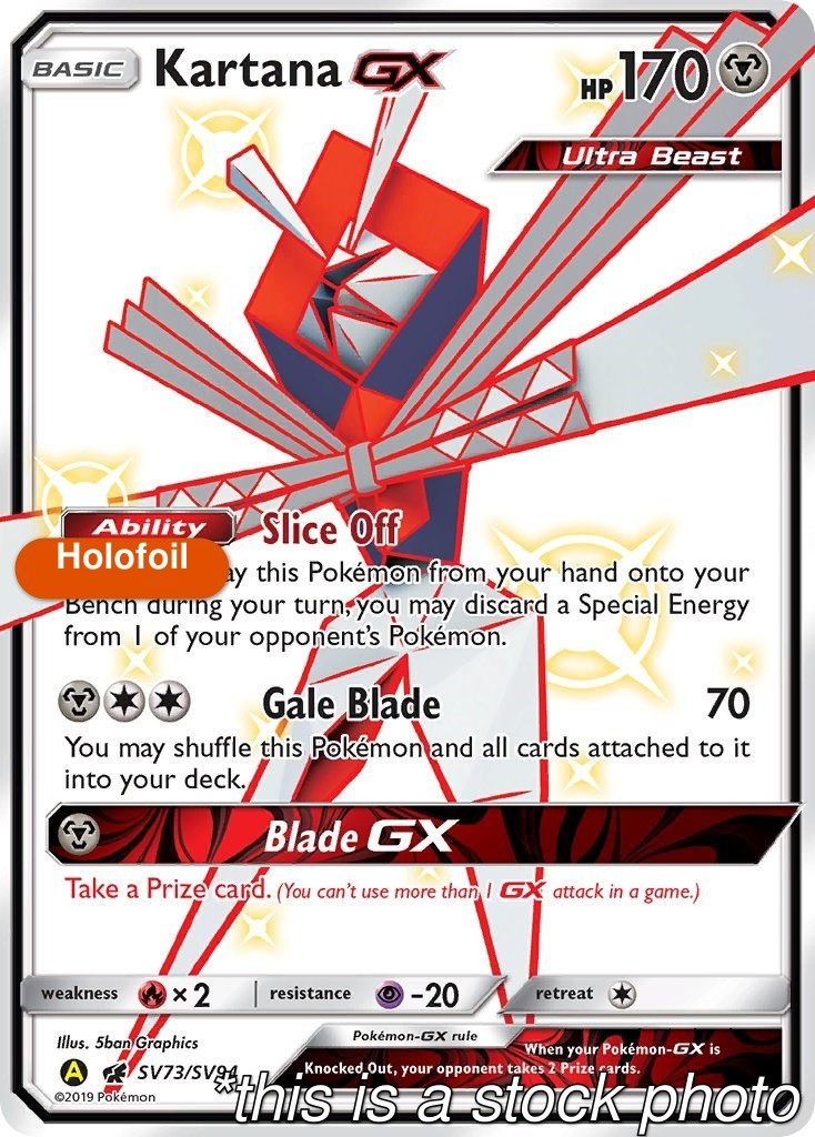 Holofoil - Kartana GX - SV73/SV94 - Hidden Fates: Shiny Vault - NM