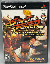 Street Fighter Anniversary Collection Sony PlayStation 2 PS2 Sealed Authentic