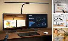 LED Desk Lamp for Home Office, Eye Caring Architect Desk Light with Clamp,50
