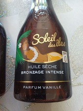 Soleil Des Îles Huiles Sèches Bronzage Intense parfum vanille SFP 0