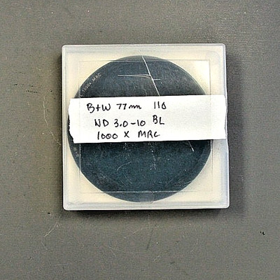 B+W 77mm 110 Neutral Density ND 3.0 1000x Neutral Color Balance Schott Glass Fil