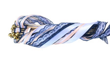 10 ścian ślubnych granatowych granatowych moreli białych koronek / prętów szczęścia dzwonek