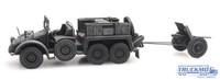 Artitec Fertigmodell Krupp-Protze + 3,7-Cm-Pak Grau 387.381