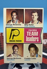 1974-75 Topps - George McGinnis, Freddie Lewis, Bill Keller #223