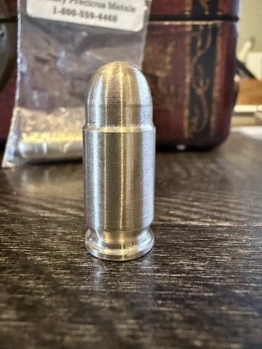 Silver 1 oz 45 Caliber ACP Bullet - Quality Precious Metals - FREE SHIPPING!