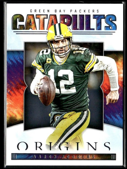 2022 Panini Origins #CAT-15 Aaron Rodgers Catapults