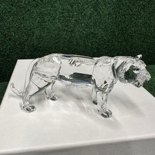 Swarovski Crystal Tiger 220470 – Retired Silver Crystal Figurine – w/ Box Mint