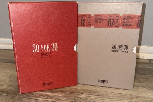 30 for 30 ESPN Films Season DVDs 30 Films Vol 1 & 2 Sports Movies Lot - Bild 1 von 13