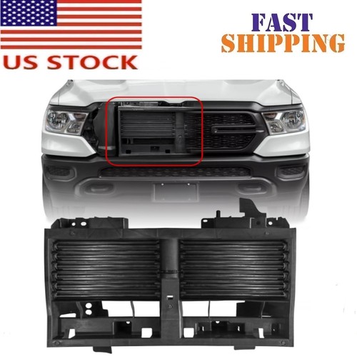 For 2019-2022 Ram 1500 Front Radiator Shutter Assembly w/o Actuator 68405073AD