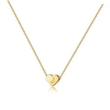 Easter Basket Stuffers for Kids Teen Girls - Dainty 14K Gold Gold-Plated J