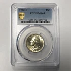 PCGS 1962-D Washington Quarter MS65 BU