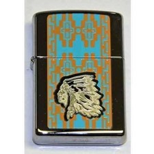 Zippo Chief Windproof Lighter, High Polish Chrome Finish, Made in USA, Gift Box