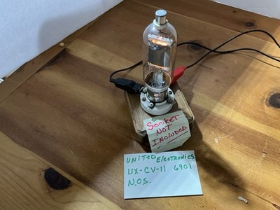 NOS AUDIO TUBE Type UXCV-11 6901 Transmitting Triode United Electric USA MADE