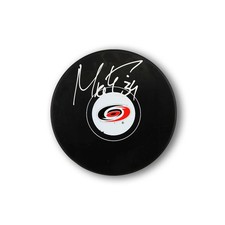 Petr Mrazek Autographed Carolina Hurricanes Hockey Puck