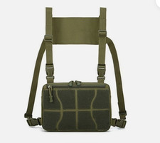 Men  s Vest Tactical Chest Rig Bag Front Molle Carrying Pack NEW