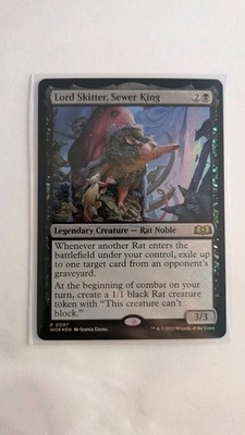 MTG - Lord Skitter, Sewer King - WOE - 97 - Prerelease Foil Rare - NM Zustand