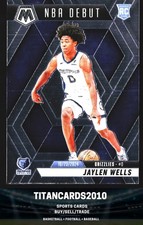 Jaylen Wells Rookie 2024-25 Panini Mosaic RC Memphis Grizzlies #