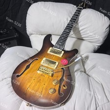 Semi-Hollow Electric Guitar HH Pickups Bone Nut Mahogany Body Factory Outlet