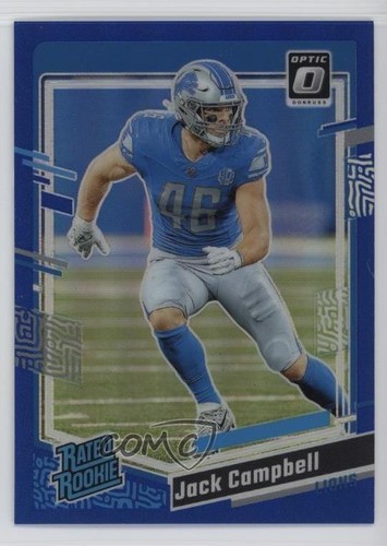 2023 Panini Donruss Optic Rated Rookie Blue Prizm 155/199 Jack Campbell #235