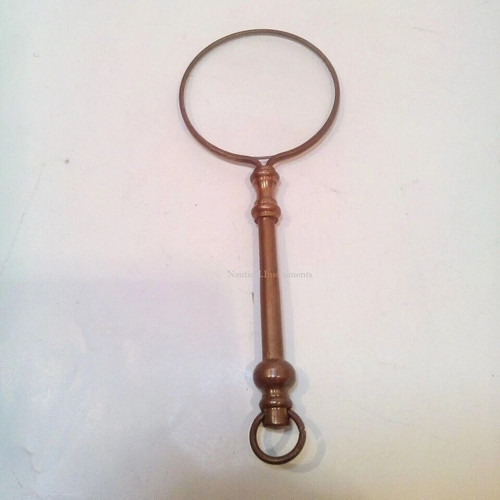 Lupa Náutica para Hombre Regalo Antiguo Vintage Latón Mango Lupa - Imagen 2 de 4