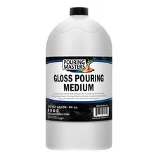 Pouring Masters Gloss Pouring Effects Medium - 64-Ounce/Half Gallon