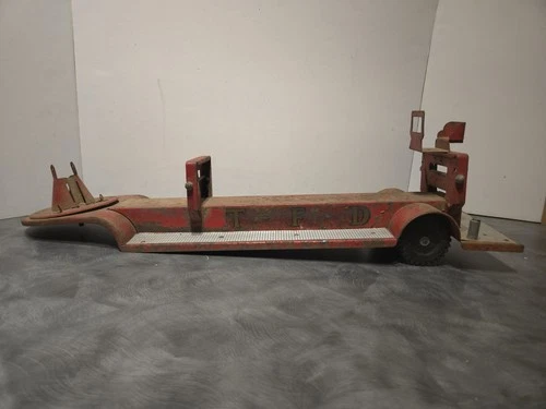 Tonka Fire Truck Extension Ladder Trailer: Vintage 1960's: For Parts or Repair