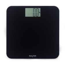 Salter Digital Bathroom Scale &ndash; LCD Display, High Precision, 31 x 31 cm, Black