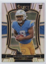2025 Panini Select Premier Level Silver Prizm Omarion Hampton #102 1tu8